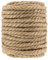 HAKZEON Corda di iuta naturale intrecciata da 12 mm, 50 m, corda di canapa Manila, per giardinaggio, campeggio, decorazione, impacchettamento