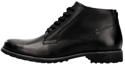 bugatti Herren Schnürstiefel, Männer Stiefel Kaltfutter,Winterstiefel,Winterschuhe,uebergangsstiefel,uebergangsschuhe,schwarz (1000),42 EU / 7.5 UK