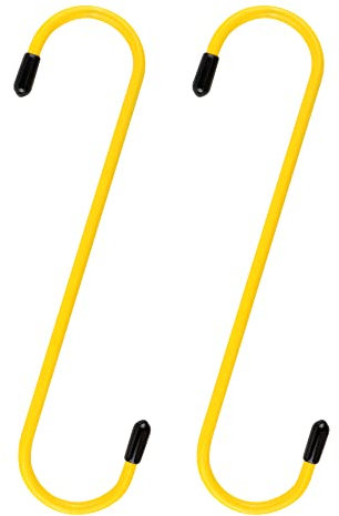 GTLM Car Brake Caliper Hangers for Repair Axle,Brake Pads,Braking,Brake Caliper Hooks with Rubber Tipped for Brake Hoses Protection,Essential Automotive Tools for Most Car SUV Truck (Yellow)