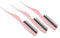 Toupierbürste für Feines Haar, Toupierhaarbürste 3-teilig, Tragbares Styling-Tool mit Zusätzlicher Volumenfunktion für den Heim- und Reisegebrauch (PINK)