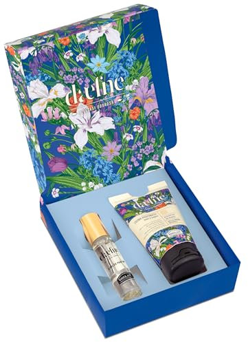Helan Daefne – Geschenkbox für Frauen mit blumigem Damenparfüm 10 ml + trockene und rissige Handcreme mit Vitamin C und E revitalisierende Nägel 50 ml, Ideen und Geschenke, Made in Italy