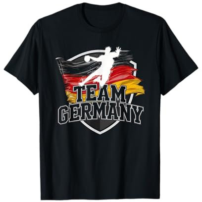 Handball Deutschland Trikot Handballspieler Handballspiel T-Shirt