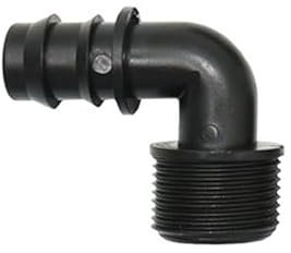 SHIOFRCN 3 Stück männlich 1/2 Zoll 3/4 Zoll bis 16 mm 20 mm 25 mm Schlauch-Winkelstutzen-Anschluss 1/2 Zoll 3/4 Zoll Gartenschlauch-Biegeverbindungen(3/4 x20mm)