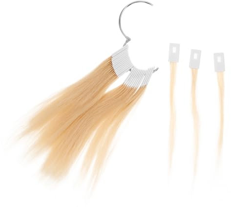 OATIPHO 30 Piezas Paquete De Cabello Para Prueba De Color y Tinte Con Hebra De Prueba De Color De Cabello y Tabla De Colores De Humano Para Salones De Belleza y Formación De Estilistas