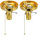 Hoement Lot de 2 douilles vintage E27 : support d'applique murale rétro avec à tirette – douille d'ampoule pour lampe de table et lampadaire