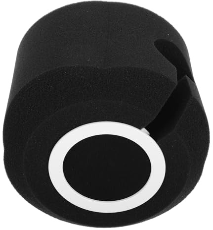 Cabilock Mikrofon Windschutz Schallschutz Popfilter für Live Streaming Karaoke und Studioaufnahme Windreduzierend Akustische Isolierung für Klare Audioaufnahmen