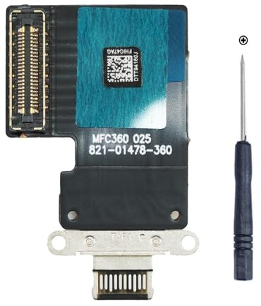 XinST Dock Connector Charging Port Flex Cable Compatible with iPad Pro 11 (1st/2nd Gen 2018) A1980/A1934/A1979/A2013 & iPad Pro 12.9 (3rd Gen 2018) A1876/A1895/A1983/A2014 USB Charger Replacement