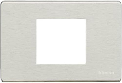 BTicino 503/23A/X Placca Magic 2 Posti, Ossido (Confezione da 6)