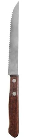 Steak- und Burgermesser aus Stahl 20,5 cm 6-tlg.