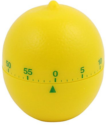 sourcing map 2.6X2.6X 3-Zoll 60-minütige Mechanische Küche Timer Zitrone Design DE de