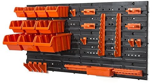 Cuadro a herramientas con cajas de 31 Elements Naranja combinación pared
