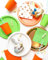 Beautiful Balloons Rose Gold Easter Plate, Napkin Set and cups paper KIT eco