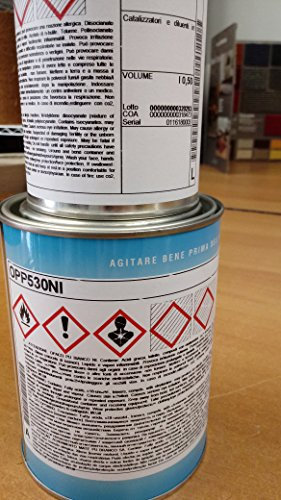 Laccatura poliuretanica per legno Bianco opaco 30 gloss. Vernice poliuretanica bicomponente 1 lt di vernice + 1/2 lt catalizzatore totale 1,5 lt Vernice per uso professionale
