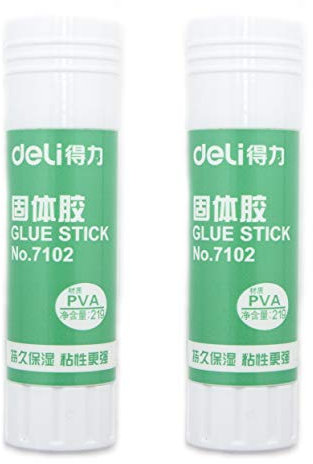 Hand® 7102 starken Klebstoff PVA Klebestift für Zuhause, Büro und Schule mit sauberem Finish - 2er-Set