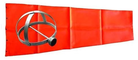 Windsock Kit, Orange, 18 in.