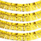 WILLBOND 4 Packungen 10 Füße Folie Fransen Girlande Metall Folie Lametta Fransen Girlande Wandbehang Fransen Banner für Hochzeit Geburtstag Party Urlaub Dekorationen und Mehr (Gold)