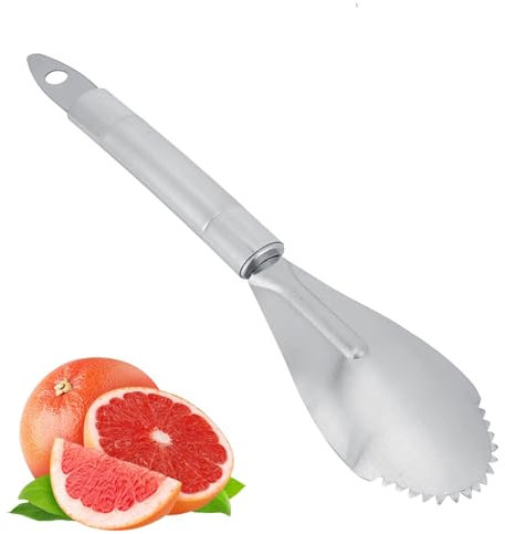 Couteau À Pamplemousse, Orange Pomelo Éplucheur d'agre Des Fruits en Acier Inoxydable avec Design Suspendu pour Accessoires de Gadget de Cuisine - 27.9x5.8 cm