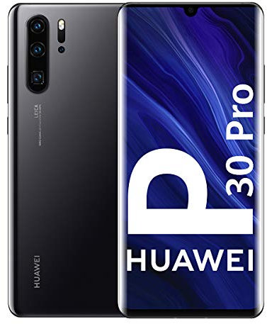 HUAWEI P30 Pro - Smartphone 128GB, 8GB RAM, Dual Sim, Black (Reconditionné)