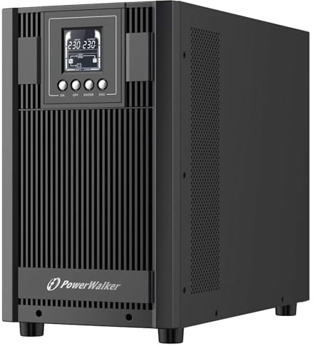 PowerWalker UPS VFI Online Tower AT Series (UK Plug Outlets, 3000VA/2700W)