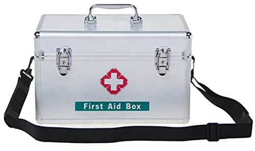 Botiquín De Primeros Auxilios Portátil, Caja De Almacenamiento De Paquetes De Emergencia Con Cerradura Con Asa Portátil, Para Oficinas De Enfermeras En El Lugar De Trabajo De Viajes En El Hogar,S