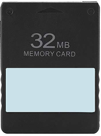 Sluffs Carte Mémoire PS2, Carte Mémoire De Jeu pour PS2, 8M/16M/32M/64M Free MCboot FMCB Memory Card Game Data Saver pour Console PS2(32M)