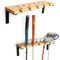 BiJun Golfschlägerhalter, Wandhalterung, Holz, 38 x 7,5 x 1,5 cm, Retro, für Golfen, Angeln