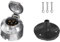 XUEYI 7 Poliger Steckdose Anhänger Metall, Aluminiumgehäuse, mit Rückseiten Dichtung, nach ISO 1724, Anhänger Steckdose 7 Polig, KFZ Steckdose 12V 7 Polig, Steckdose 7 Polig für PKW Anhänger