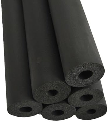 YNAYGDIUGD 6 STK Heizungsrohr Isolierung Rohrisolierung Rohrdämmung Kautschuk Heizungsrohr Isolation Schlauchgriffe Rohrschale Frostschutz Isolierrohr Für Den Außenbereich (Size : ID 32mm*T20mm*L2m)