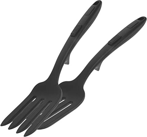Cabilock 2 Pièces Fourchette De Cuisson En Silicone Fourchette De Cuisson Fourchettes À Pâtes En Silicone Fourchette À Nouilles Frites Fourchettes De Service Alimentaire Fourchette