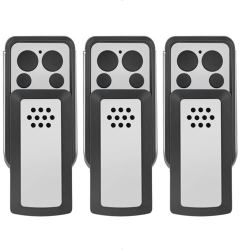 Télécommande pour Portail 114253 Compatible avec AVIDSEN 114253 104257 104251 la Marque Avidsen a Plupart des motorisations avidsen, Grise, Autonomie de 2 Ans -Lot de 3