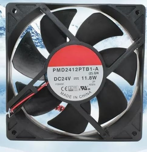 PMD2412PTB1-A (2). GN 24V 11.8W 120x120x25mm fan SUNON 12cm Cooling fan 2-Wire