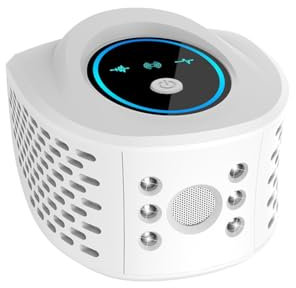 Cosmin High Power Repeller 360° Ultrasonic Insect Repeller with 6 Strobe Lights Effectively Repels Rodents with USB Cable Easy Install,White