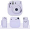 Fiorky Ensemble d'accessoires pour Appareil Photo instantané 7 en 1, Sac pour Appareil Photo + Album Photo + Cadre Photo pour Appareil Photo instantané Fujifilm Instax Mini 12 (Violet)