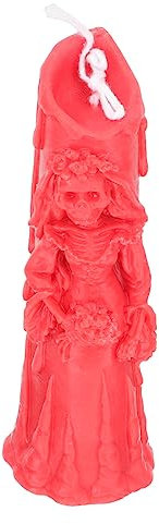 jojofuny Geisterbraut-Kerze Duftkerzen für zu Hause schwarze Kerze Spukhaus liefert Gothic-Kerzen halloween kerzen halloween candle Dekor Praktische Duftkerze Aromakerze Soja-Wachs rot