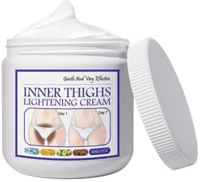 Crema sbiancante per le zone intime, crema per schiarire la pelle scura, ascelle, collo, ascelle, ginocchia, gomiti, viso e pelle del corpo (1)