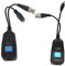Cpolebev HD-CVI/TVI/AHD Passiver Video-Balun mit Stromanschluss und RJ45 CAT5-Datensender 1 Paar