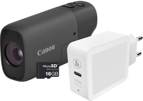 Canon PowerShot ZOOM Pocket-Sized Digital Monocular with 3-Step Zoom Lightweight Design 12MP Stills HD Video USB-C Camera Wi-fi & Bluetooth Black (Renewed)