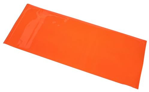 Orange Lichtfilter PET für Video und Fotografie, Wiederverwendbar | Sonnenuntergangseffekt, Zuschneidbar für Tisch und Stehlampen, Transparente Folie, Farbkorrektur