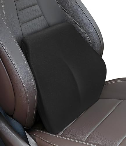 jutyum Lendenkissen Auto, Lordosenstütze Auto aus Memory Foam, Ergonomisches Lendenwirbelkissen, RüCkenlehne um RüCkenstüTzkissen zu Lindern für Autositze, BüRostuhl, Rollstuhl