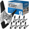 Online Best Service Lot of 8 - 153mm Spring Clamp Large Super Heavy Duty Spring Metal Black - 77mm Jaw Opening