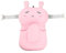 belupai Baby Bad Pad Neugeborenen Baby Faltbare Baby Badewanne Pad Stuhl Regal Neugeborenen Badewanne Sitz Infant Unterstützung Kissen Mat(Rosa Hase mit 2 festen Gurten)