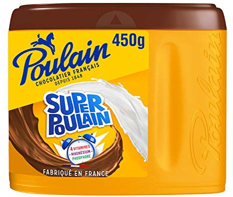 Chocolat en Poudre Super Poulain - boîte 450 g