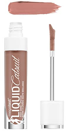 wet n wild, MegaLast Liquid Catsuit Hi-Shine Lipstick, flüssiger Lippenstift mit feuchtigkeitsspendender Formel und Vitamin E, Murumuru-Butter, Argan-Öl und Macadamia-Öl, Chic Got Real