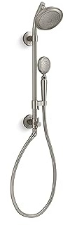 KOHLER Hydrorail-S Shower column kit with Artifacts®, 1.75 gpm, Vibrant Brushed Nickel