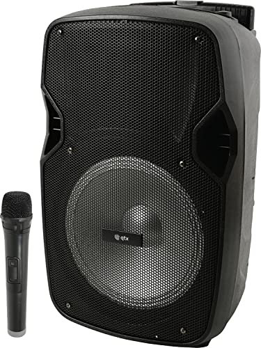 QTX PAL 10 PORTABLE 10 SPEAKER WITH USB/SD/FM & BLUETOOTH + VHF MICROPHONE