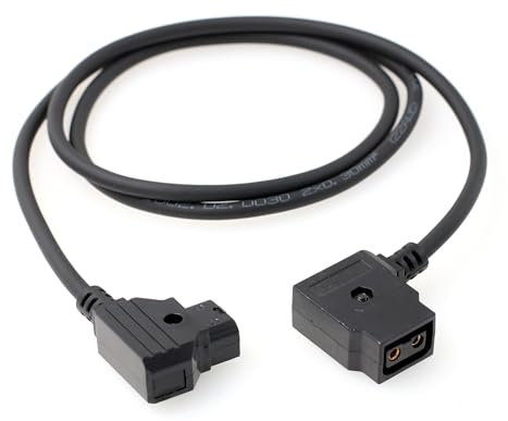 D-Tap P-Tap Stecker-Buchse-Verlängerungskabel 1 Meter für Anton Bauer V-Mount Gold Mount-Batterie