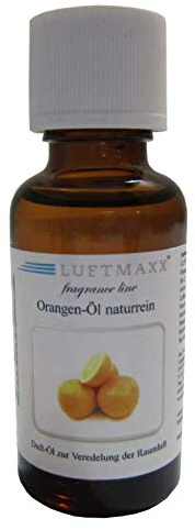 LUFTMAXX Orangenöl naturrein 30 ml für Staubsauger und Lufterfrischer Waschsauger Wassersauger