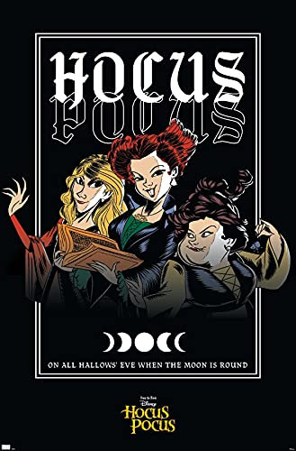Trends International Disney Hocus Pocus-Moon Wandposter, 56,8 x 86,4 cm, ungerahmt