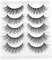 3D Faux Cils Naturels Lashes en œIl de Chat 5 Paires Réutilisables Faux Cils de Vison Faits à La Main Cat Eye Lashes Doux Fake Eyelashes Effet Naturel Par Parriparri