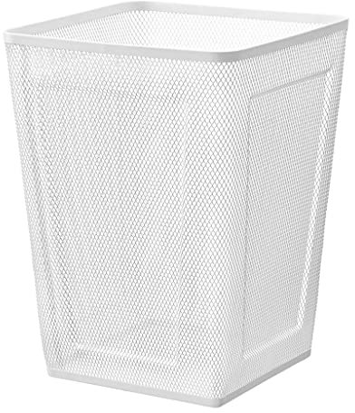 YXSH Papelera de Oficina con Rejilla metálica.Cubo de Basura diseño Elegante, Funcional.